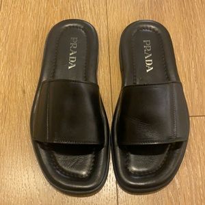 Gently worn Prada sandals Size 5 and US Size 6